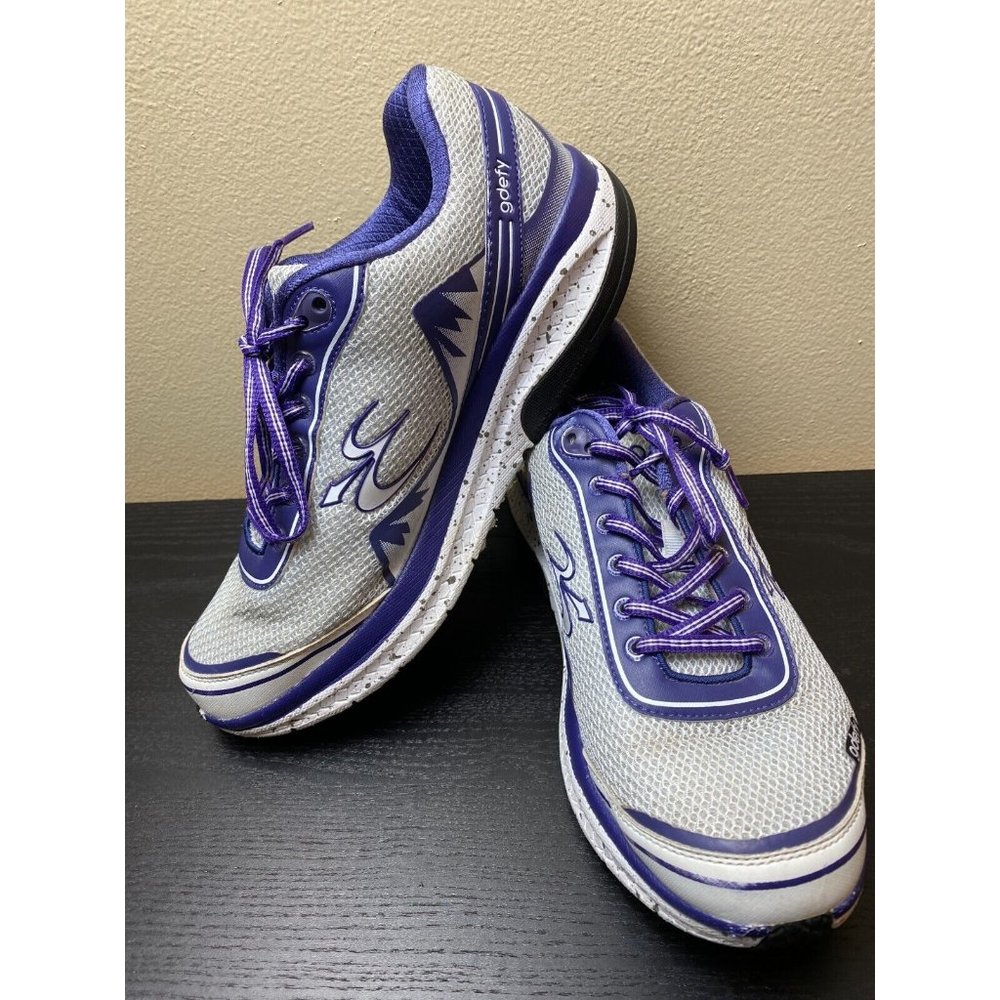 GDEFY Gravity Defyer Verso Shock Mightyz 10 Purple Shoes Women's 11 No Insole
